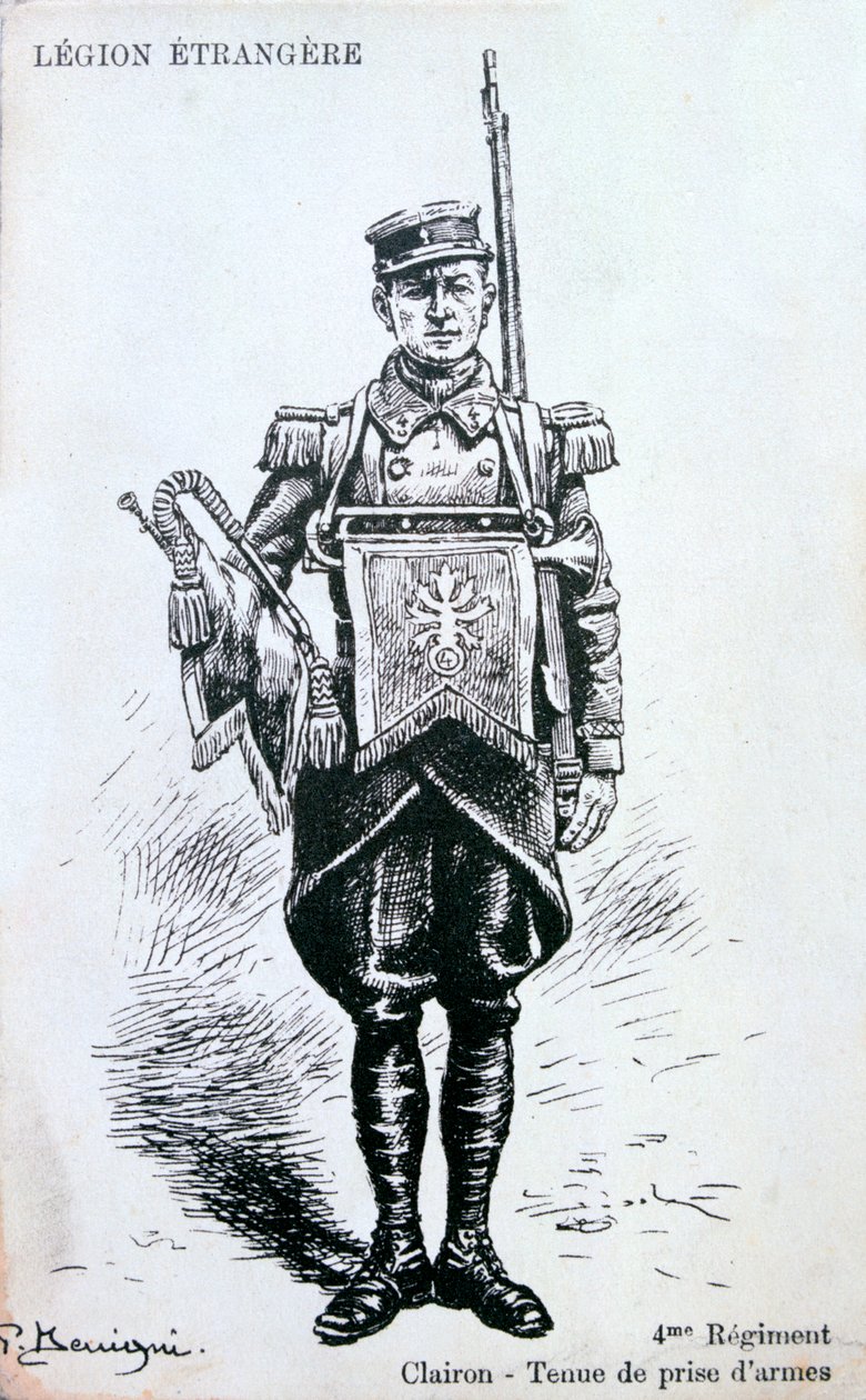 Clairon, 4e régiment de la Légion étrangère française, 20e siècle - Unbekannt