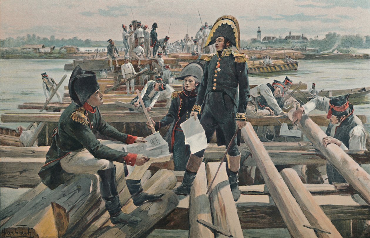 Construction du pont à l