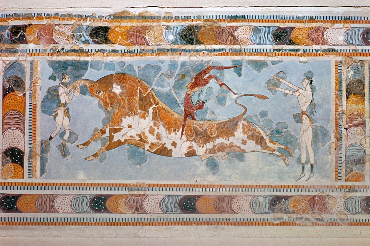 Fresque de saut de taureau de Knossos - Unbekannt