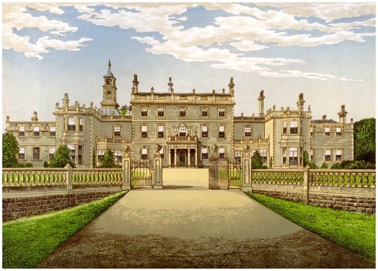 Bulwell Hall, Nottinghamshire, maison de la famille Cooper, vers 1880 - Unbekannt