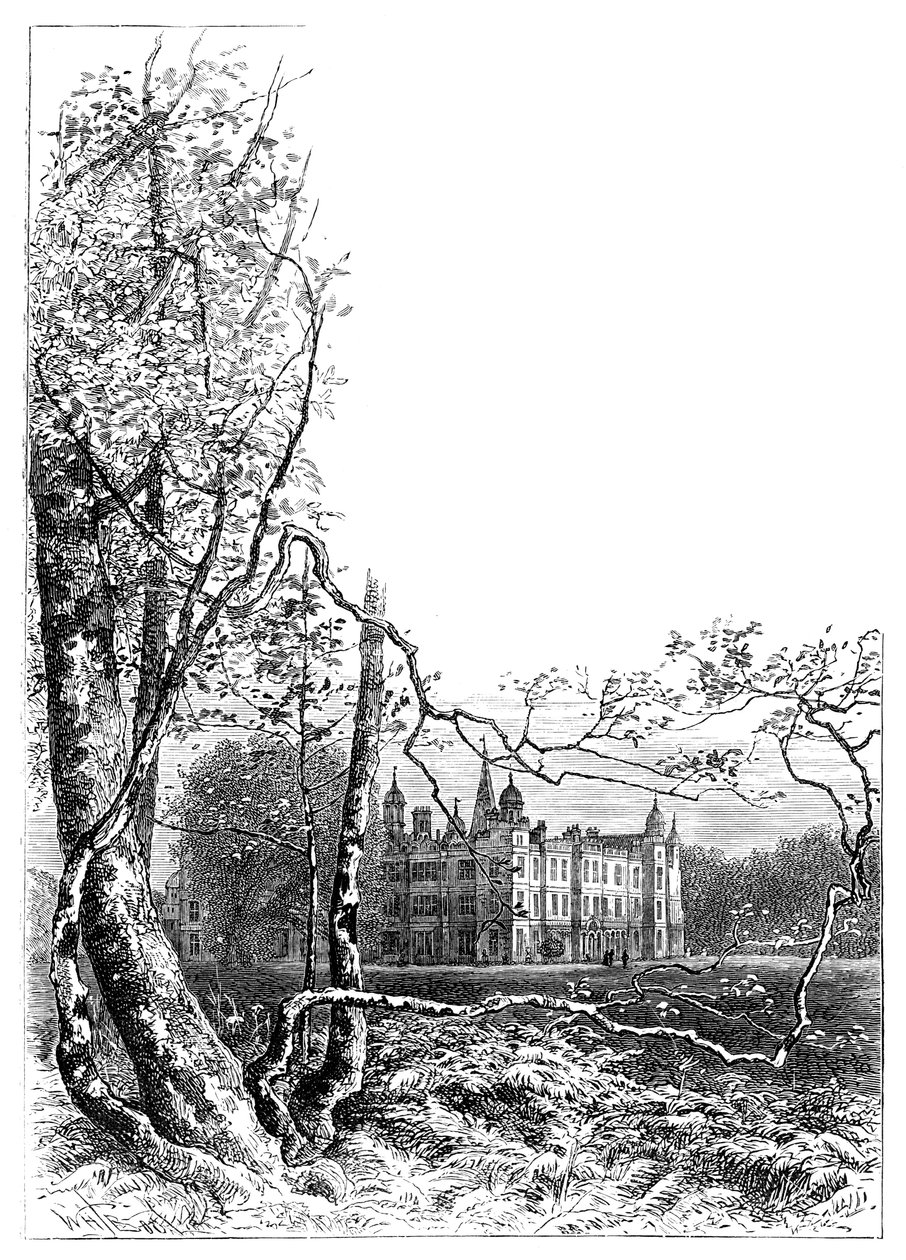 Jardins de Burleigh House, Stamford, Lincolnshire, 1900 - Unbekannt