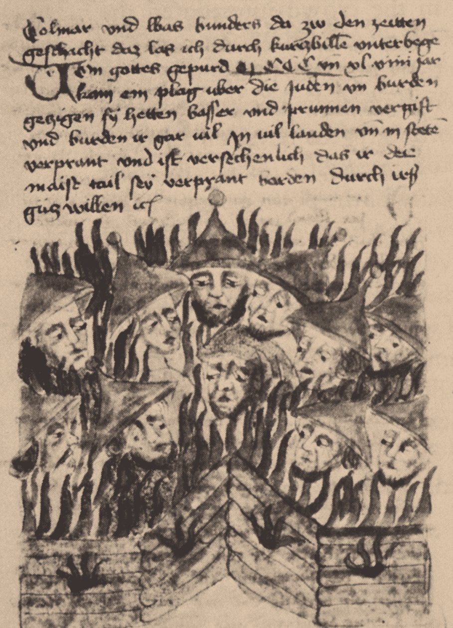 Brûlage et massacre des Juifs à Prague - Unbekannt