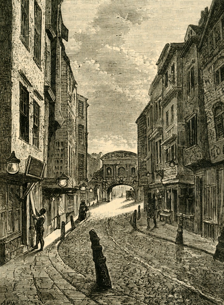 Butchers Row en 1800, 1881 - Unbekannt