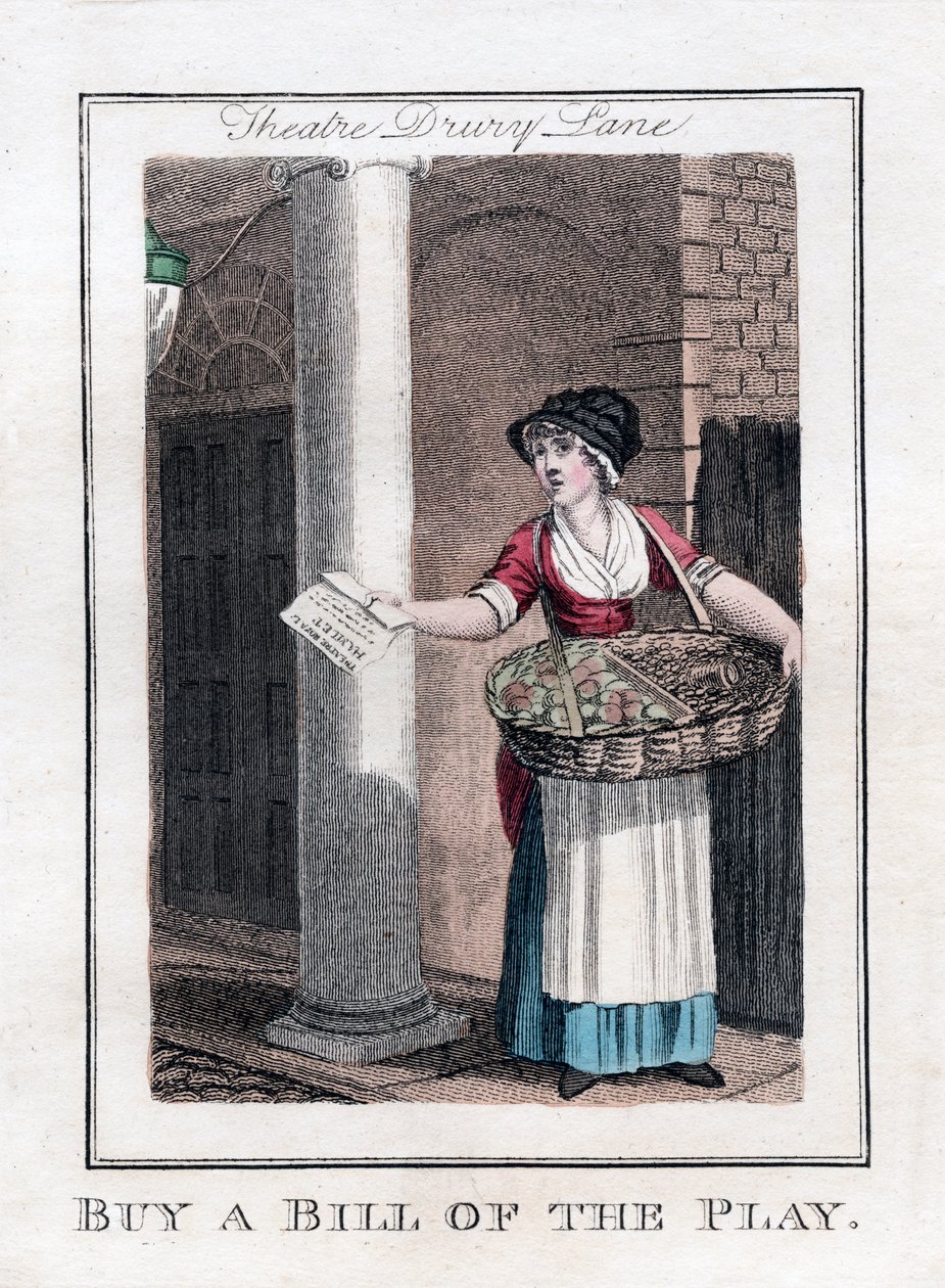 Achetez un billet de la pièce, Drury Lane Theatre, Londres, 1805 - Unbekannt
