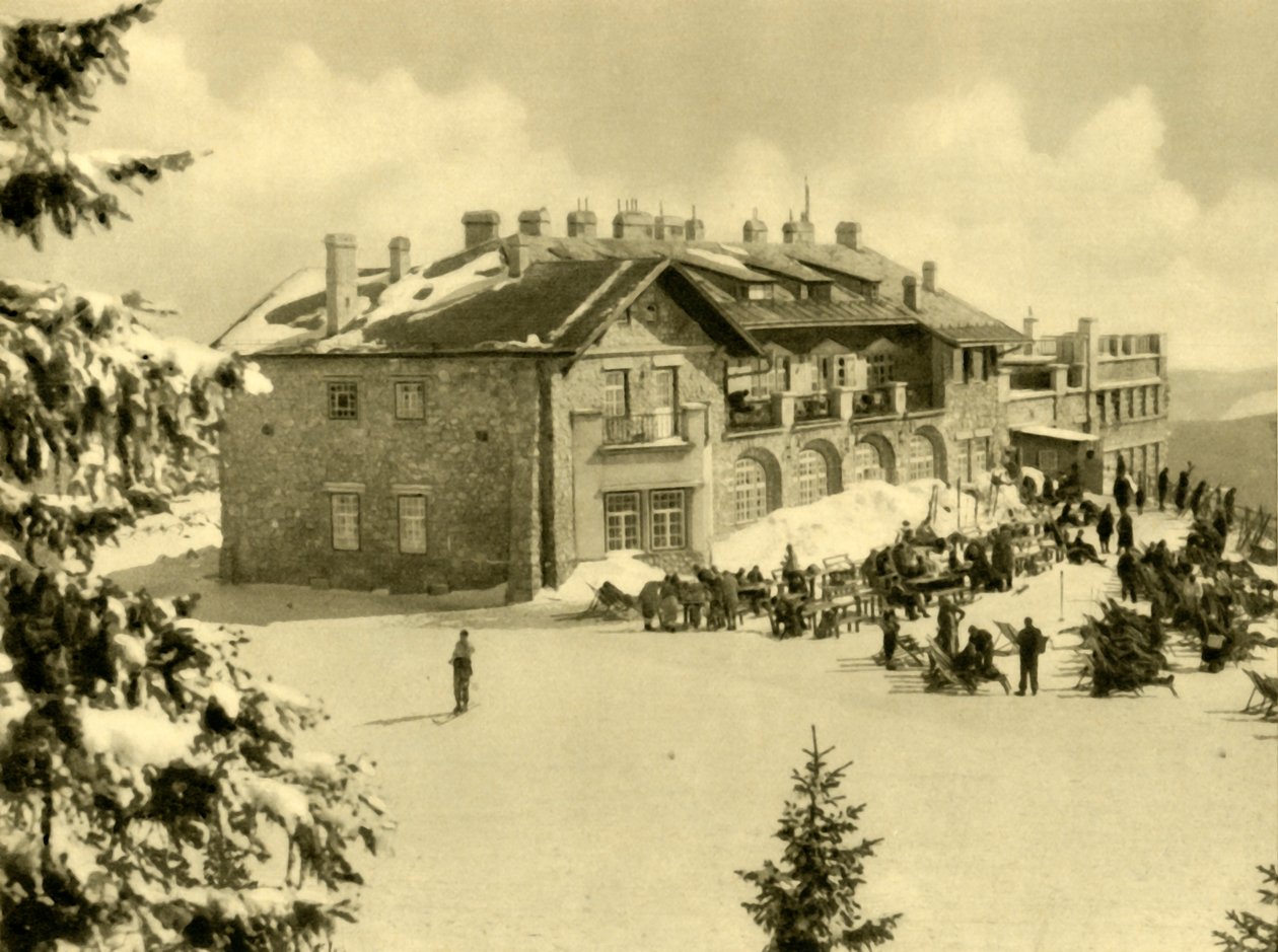 Station de téléphérique, montagnes Rax, Basse-Autriche, vers 1935 - Unbekannt
