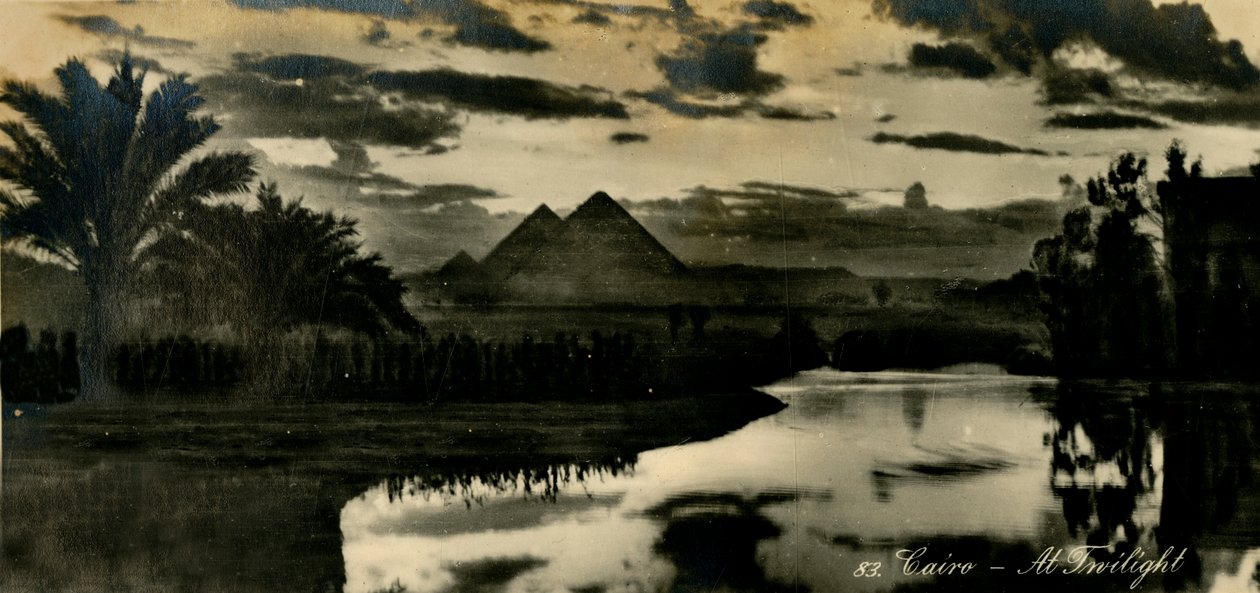 Le Caire - Au crépuscule, vers 1918-1939 - Unbekannt