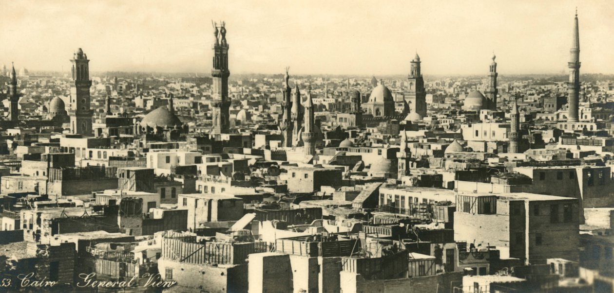 Le Caire - Vue générale, vers 1918-1939 - Unbekannt