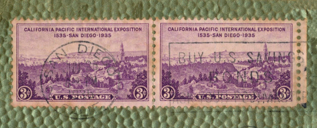 Exposition internationale du Pacifique de Californie - Timbre-poste américain, c1935 - Unbekannt