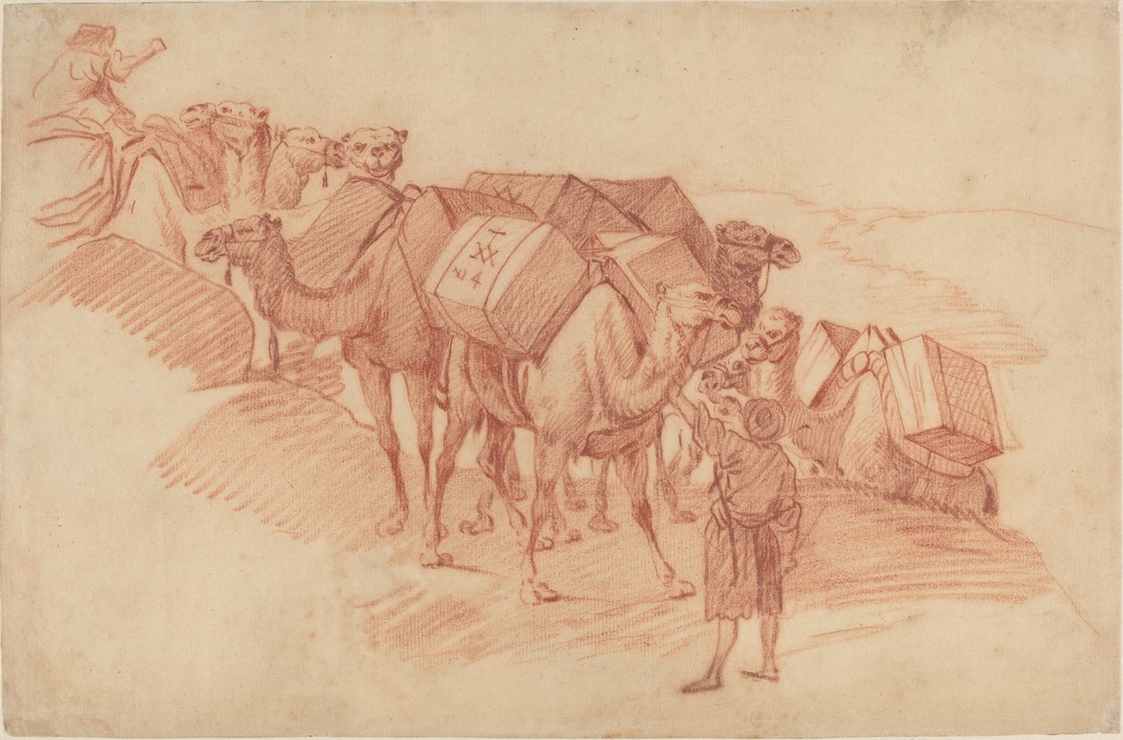 Caravane de chameaux - Unbekannt