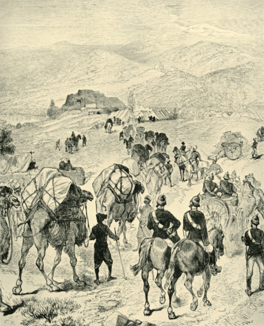 Camp du général Roberts à Thal sur la rivière Kuram, 1901 - Unbekannt