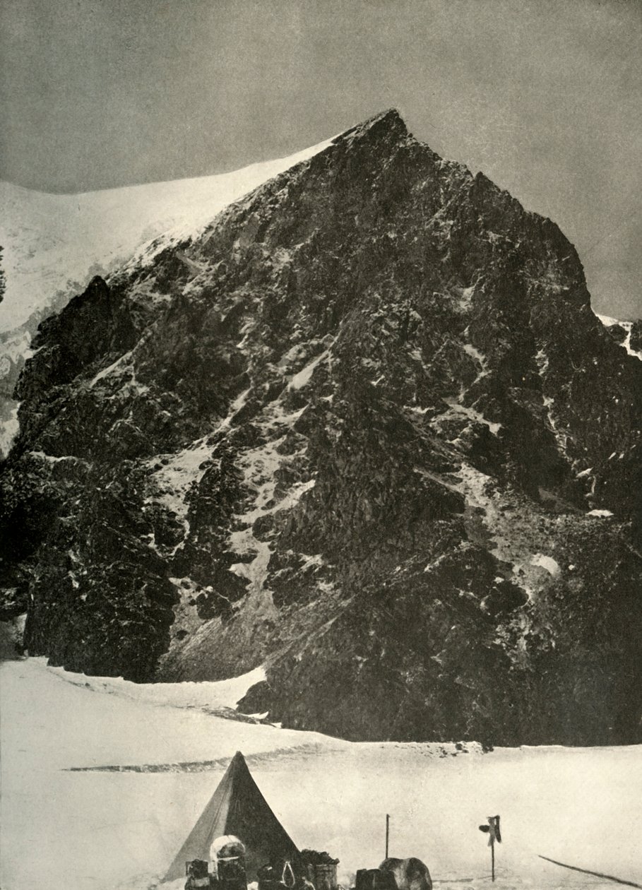 Camp le 17 décembre sur le glacier Ferrar sous Sentinel Rock, 1908, 1909 - Unbekannt