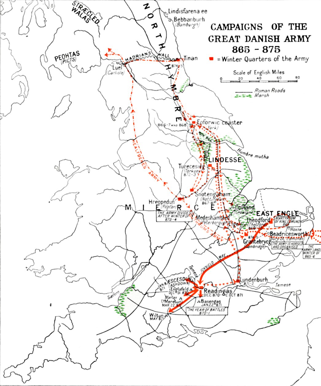 Campagnes de la Grande Armée Danoise 865-875, 1935 - Unbekannt