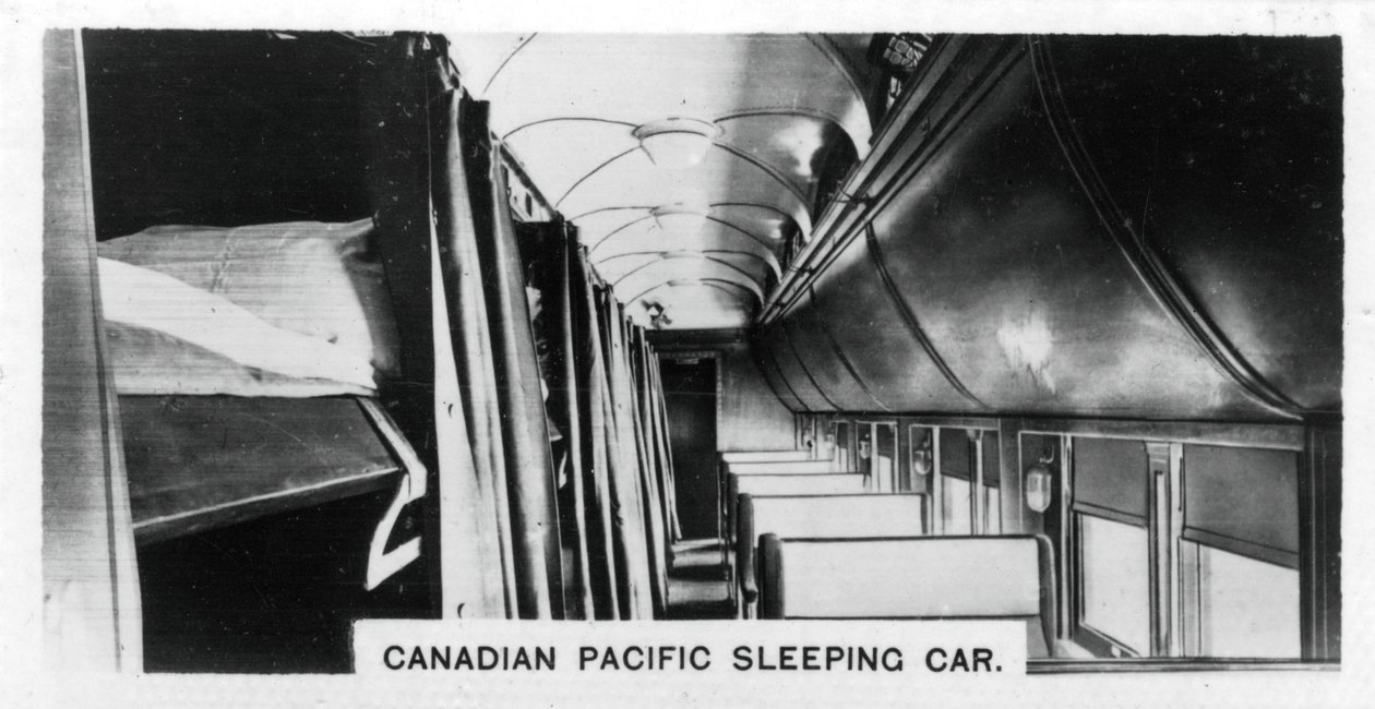 Wagon-lit Canadian Pacific, Canada, vers 1920 - Unbekannt