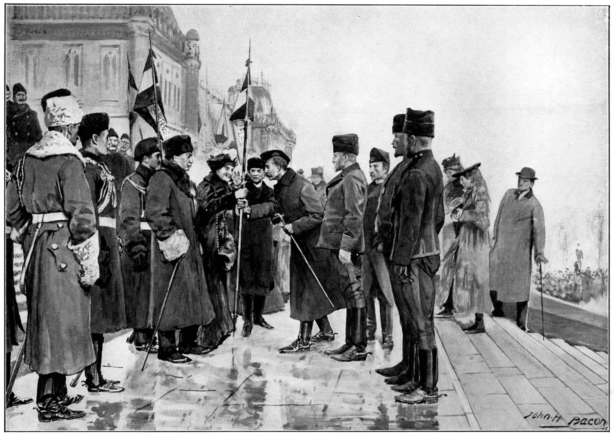 Troupes canadiennes sur le point de partir pour la guerre des Boers, 1900 - Unbekannt