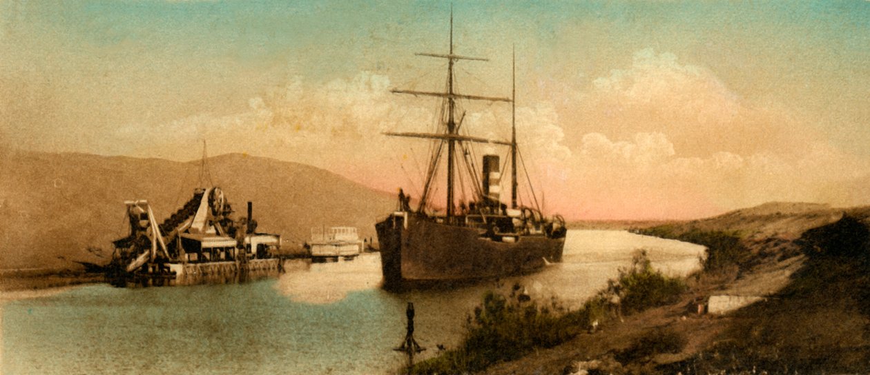 Canal de Suez - Courbe de Tussun, vers 1918-1939 - Unbekannt