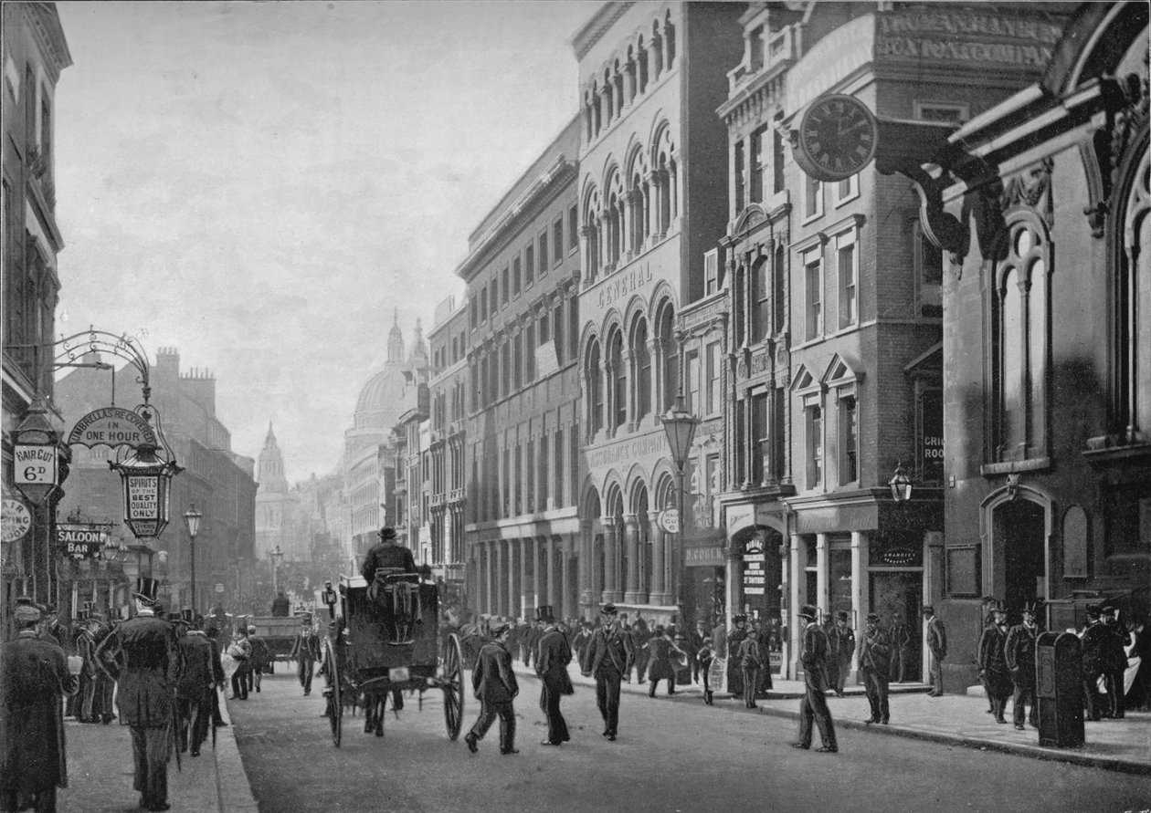 Cannon Street, vue vers l