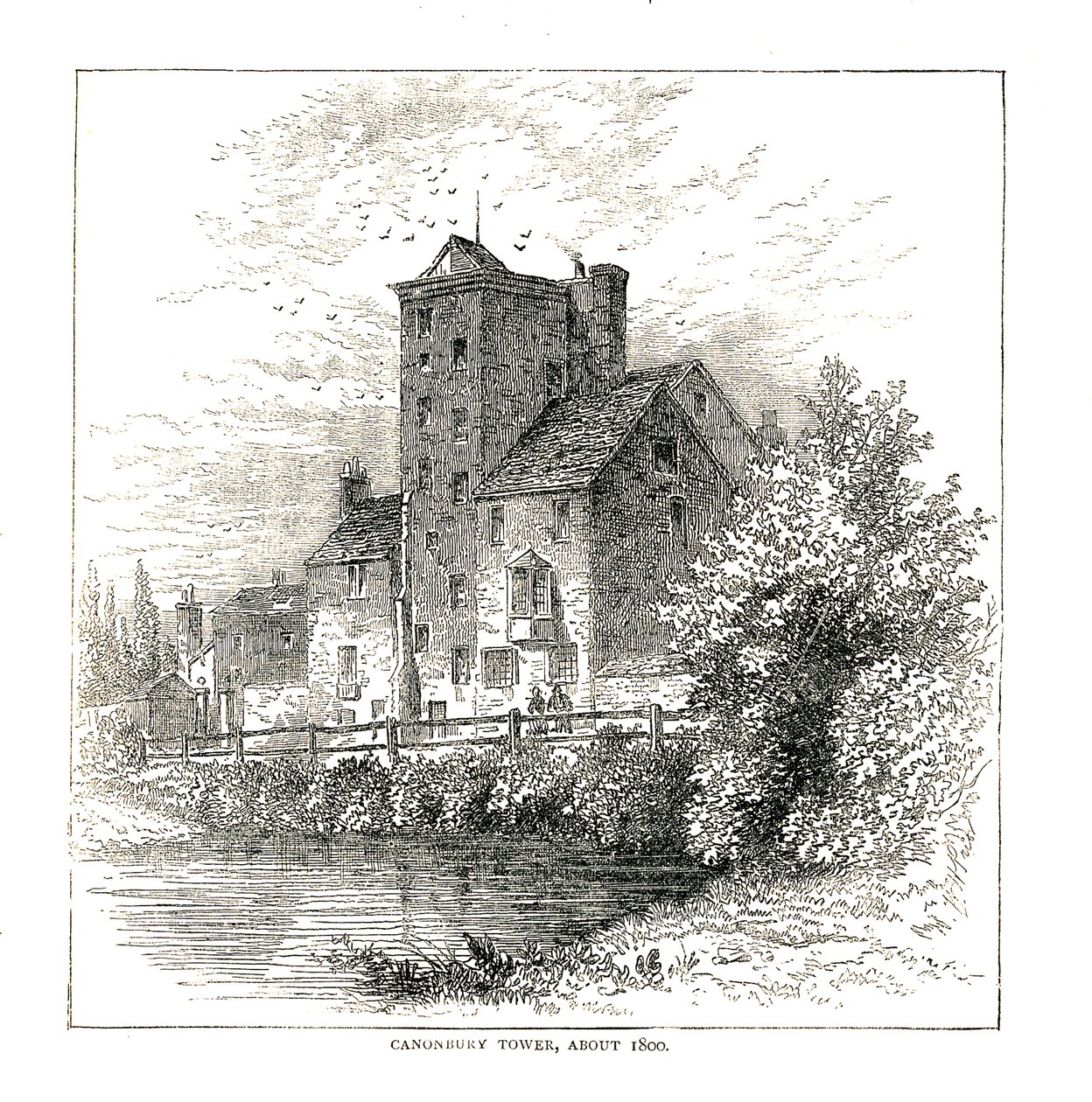 Tour de Canonbury vers 1800, 1878 - Unbekannt