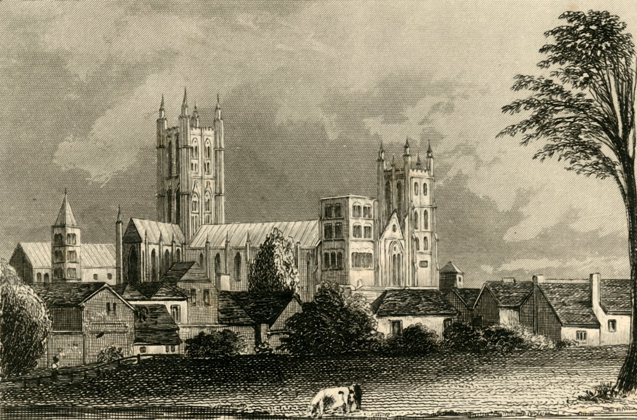 Cathédrale de Canterbury, Kent, vers 1845 - Unbekannt