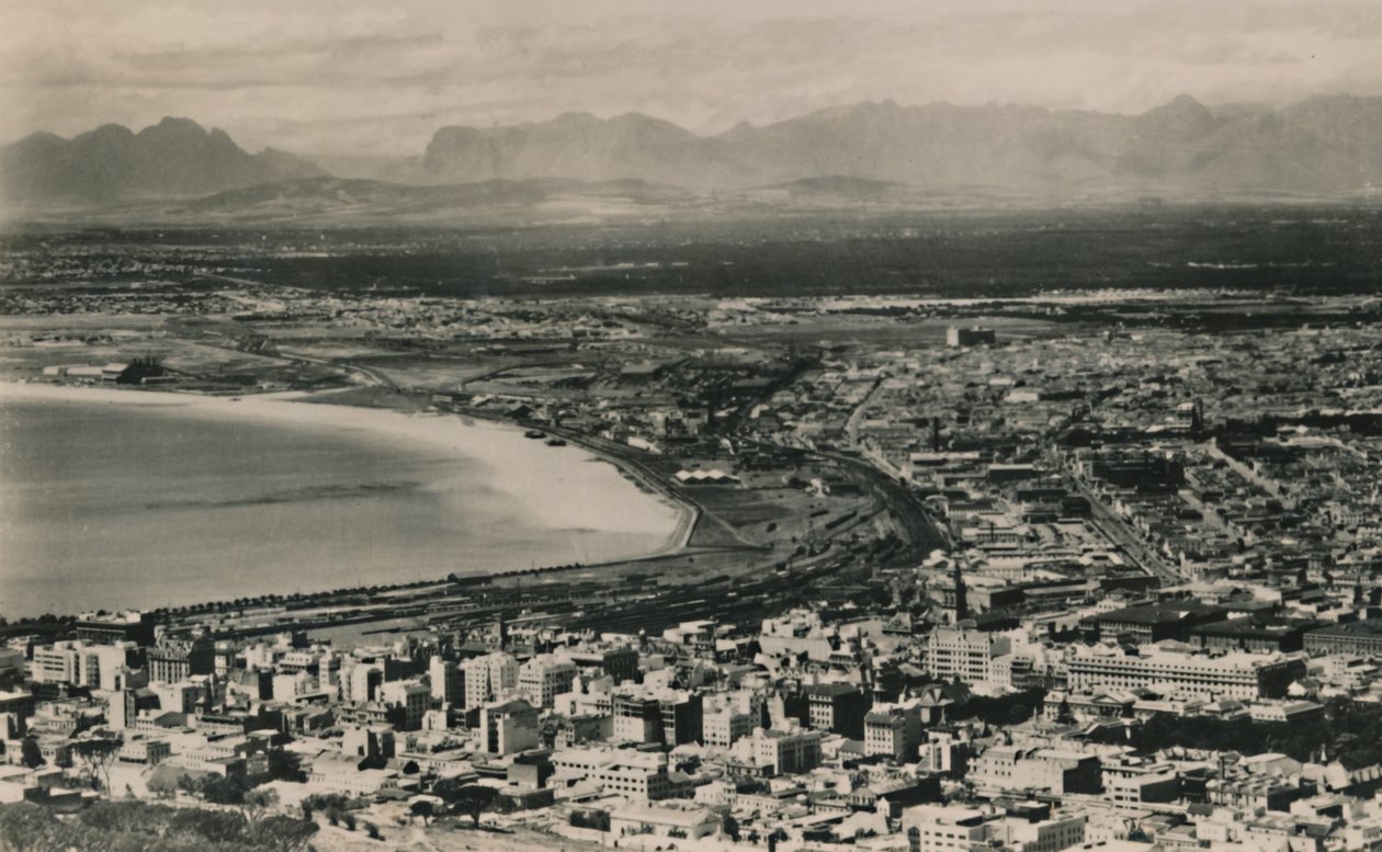 Le Cap - Baie de la Table avec Stellenbosch et les montagnes Hottentots Holland, Afrique du Sud - Unbekannt