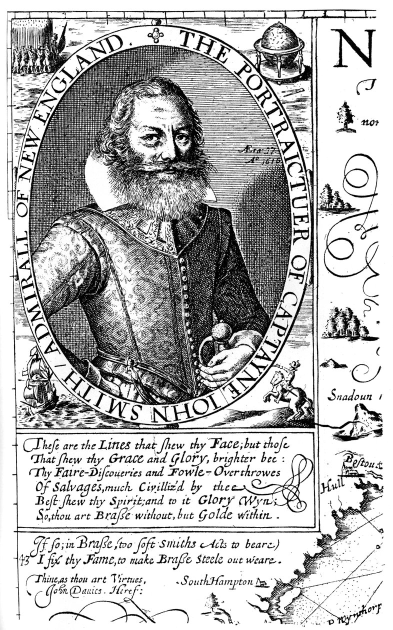 Capitaine John Smith, colon de Virginie, 1624, 1893 - Unbekannt