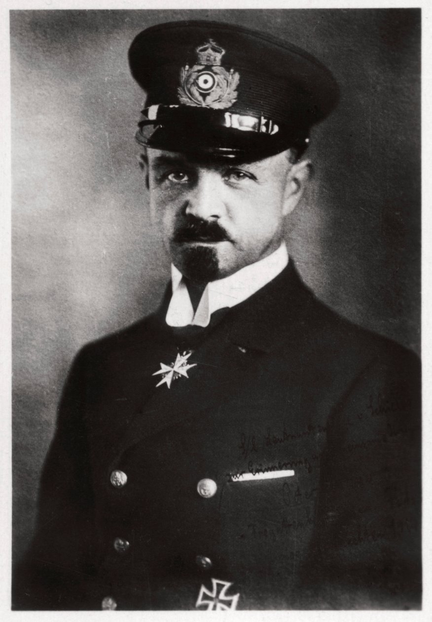 Capitaine Peter Strasser, commandant de la flotte de dirigeables allemande, Première Guerre mondiale, 1916-1918 1933 - Unbekannt