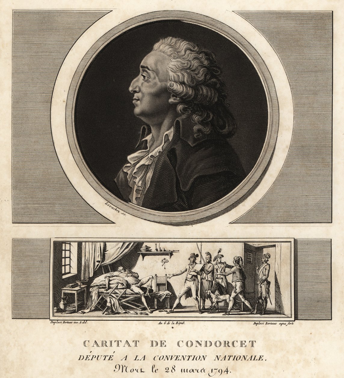 Caritat de Condorcet (1743-1794), philosophe et mathématicien français - Unbekannt