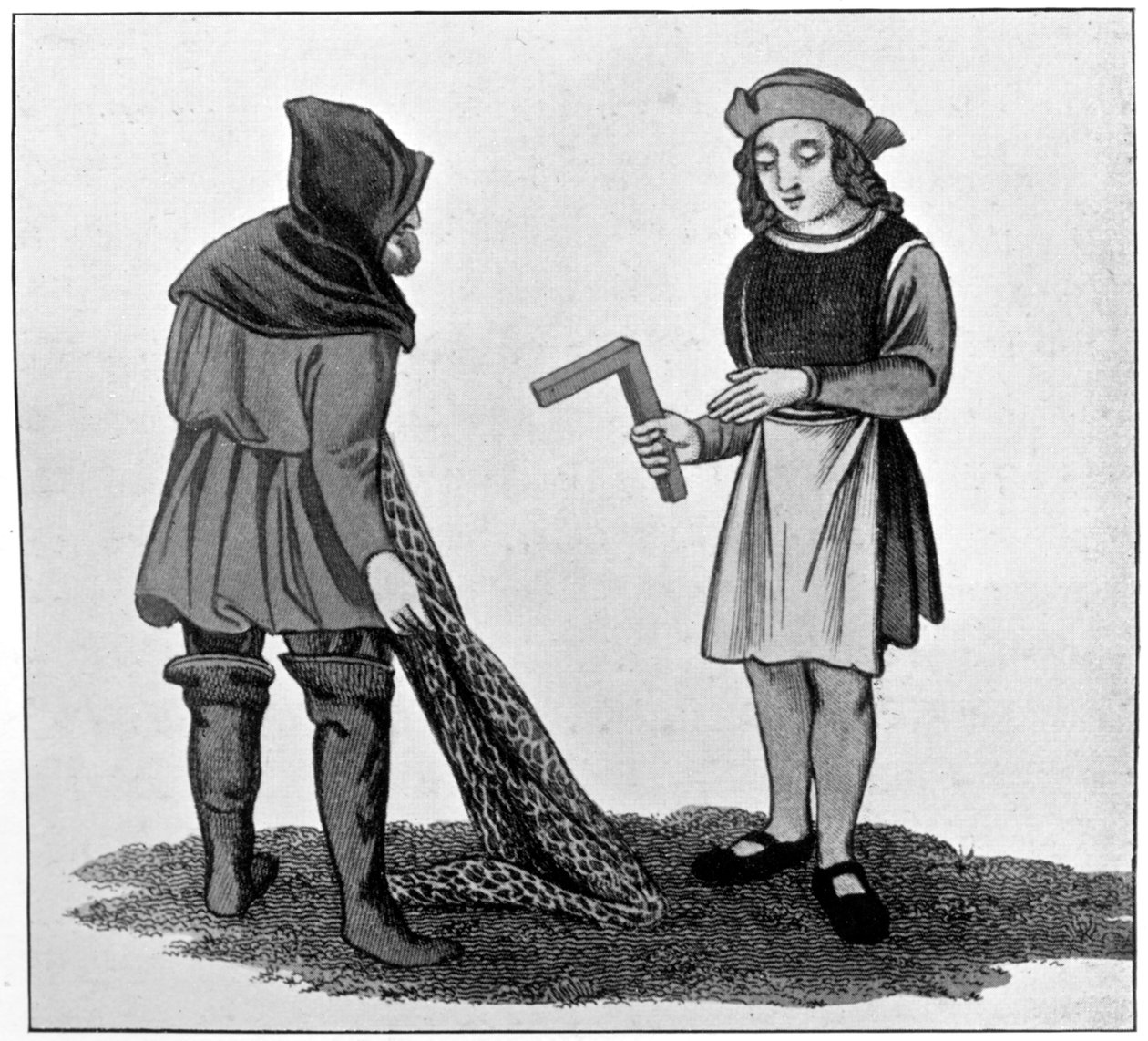 Charpentier et pêcheur - Unbekannt