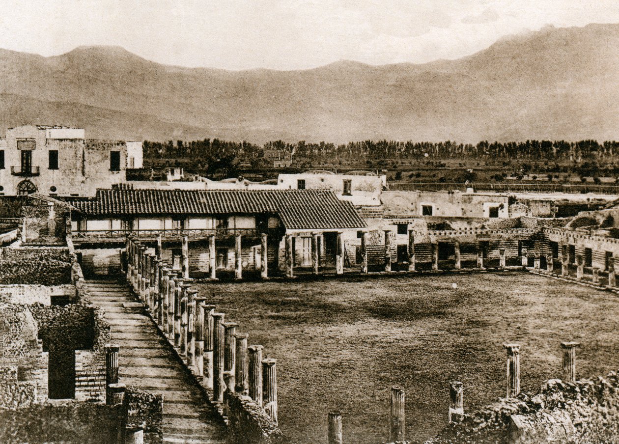 Caserma dei gladiatori, Pompéi, Italie, c1900s - Unbekannt