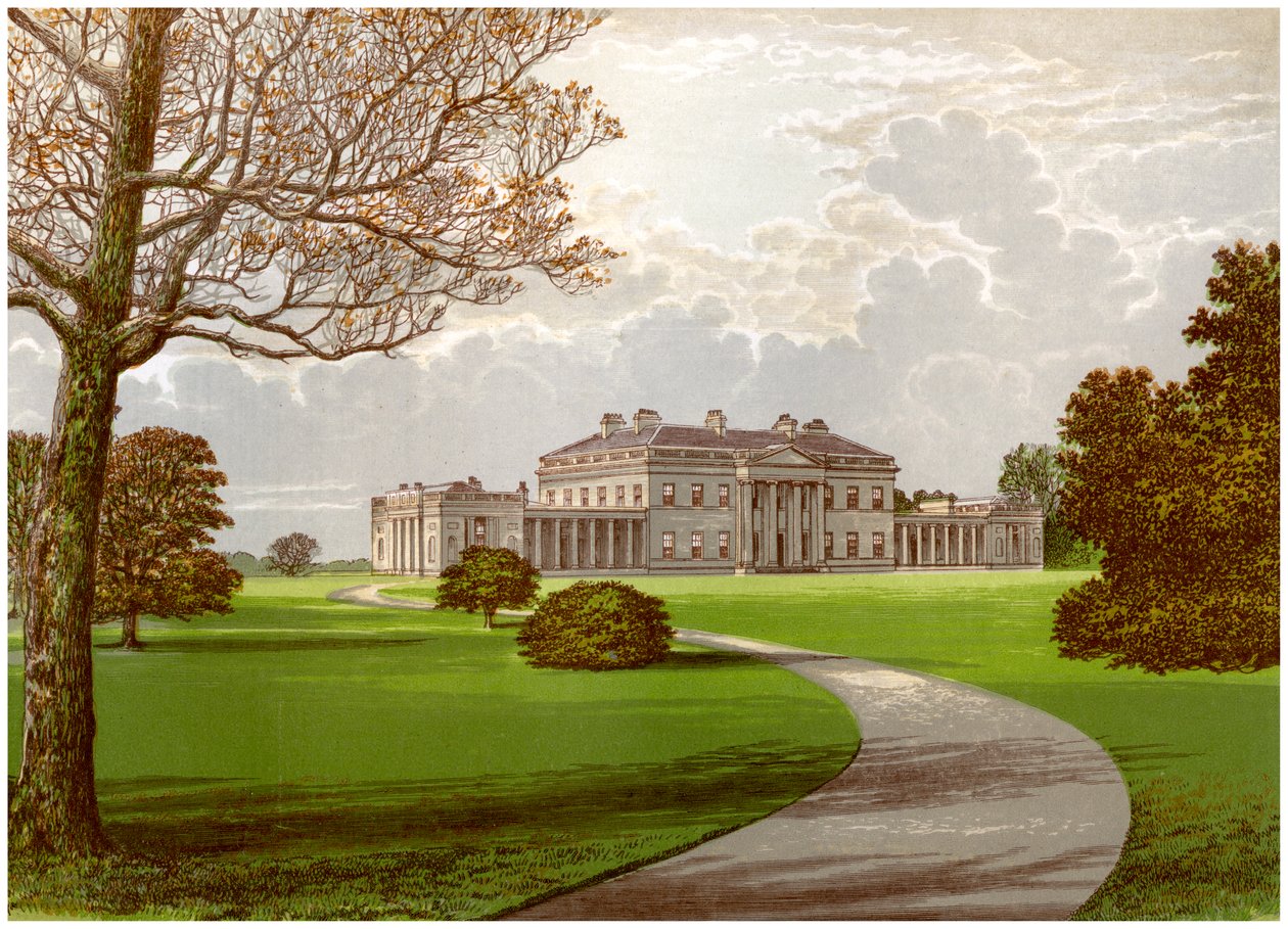 Château Coole, Enniskillen, Comté de Fermanagh, résidence du Comte de Belmore, vers 1880 - Unbekannt
