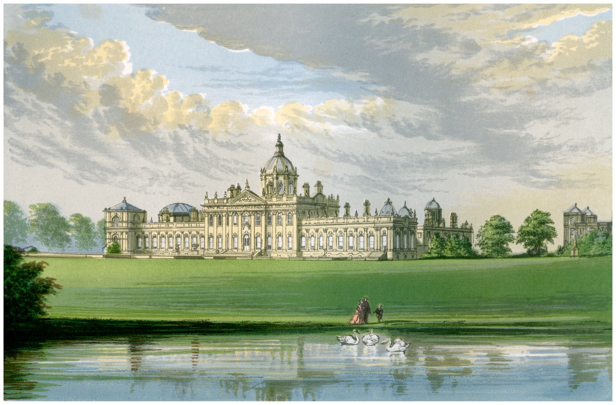 Château Howard, Yorkshire, maison du comte de Carlisle, vers 1880 - Unbekannt