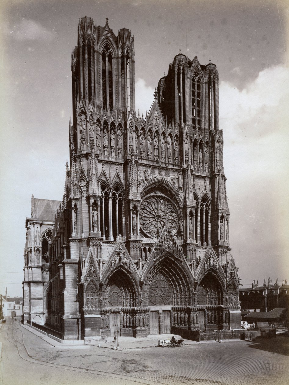 Cath drale Notre Dame Reims France Fin 19e Ou D but 20e Si cle