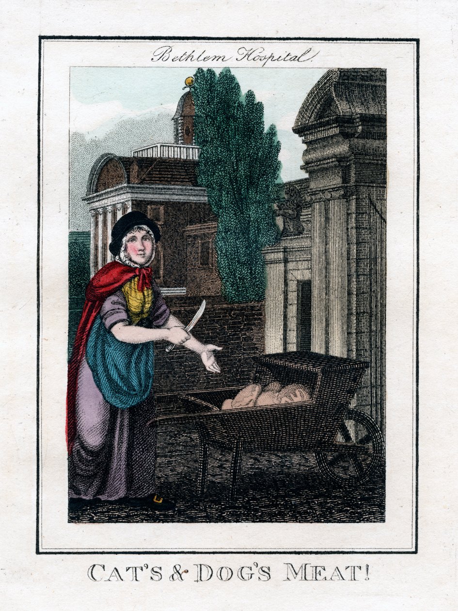 Viande de chats et de chiens!, Hôpital de Bethlem, Londres, 1805 - Unbekannt