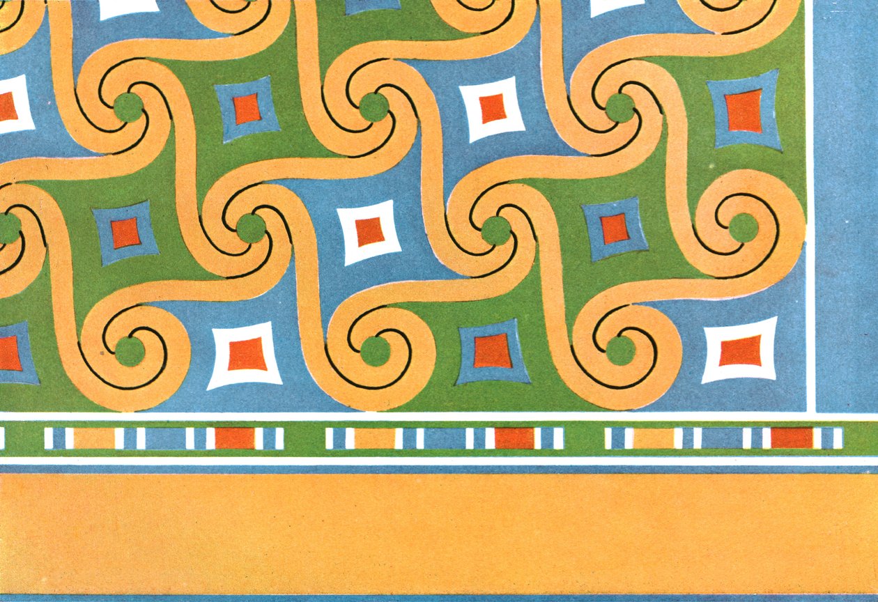 Peintures au plafond dans la tombe de Nes-pa-nefer-her, Sheikh Abd el-Qurna, Thèbes, Égypte, 1928 - Unbekannt