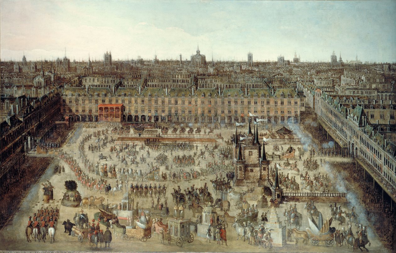 Célébration du contrat de mariage entre Louis XIII et Anne d