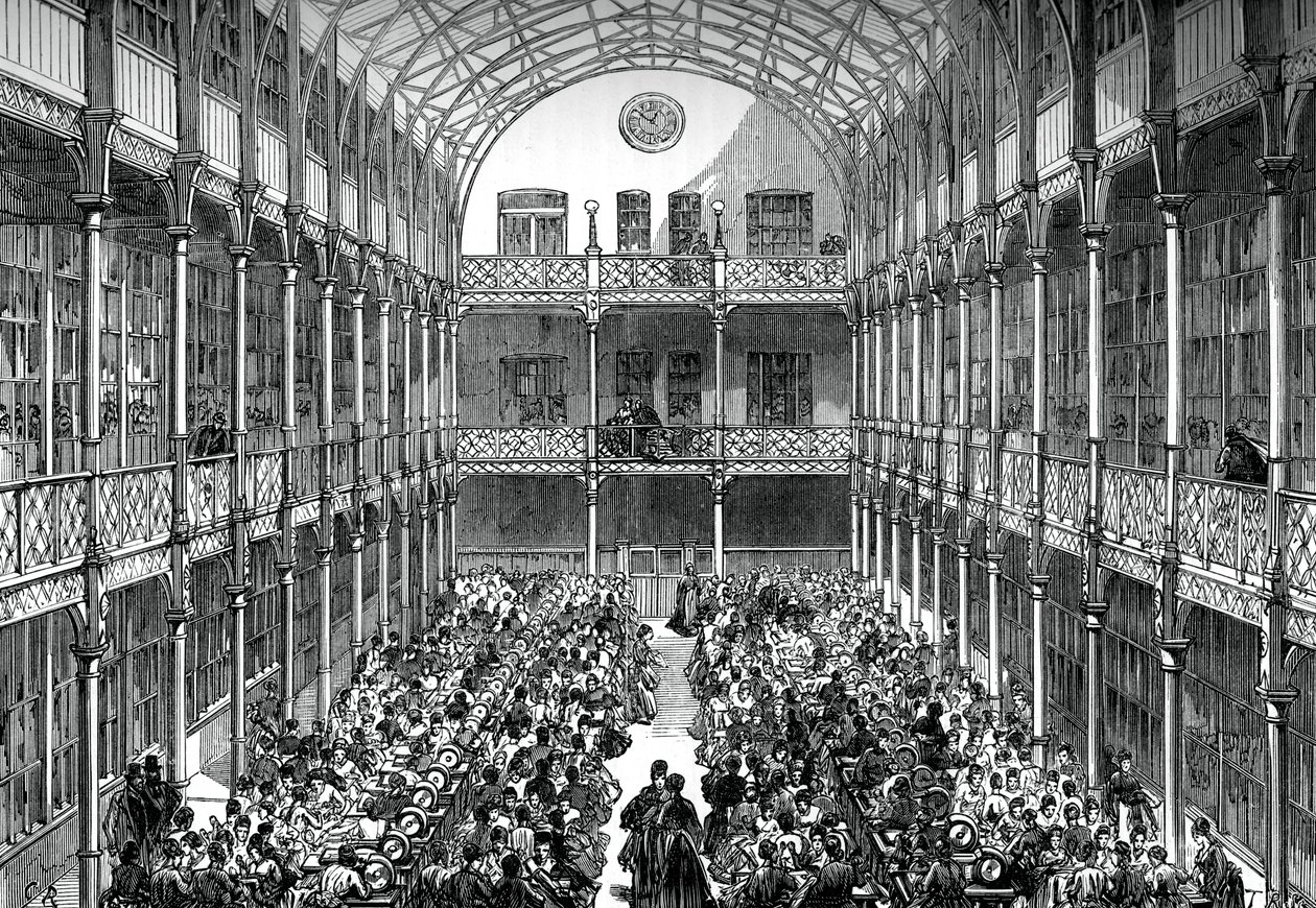 Hall central du Dépôt de vêtements de l