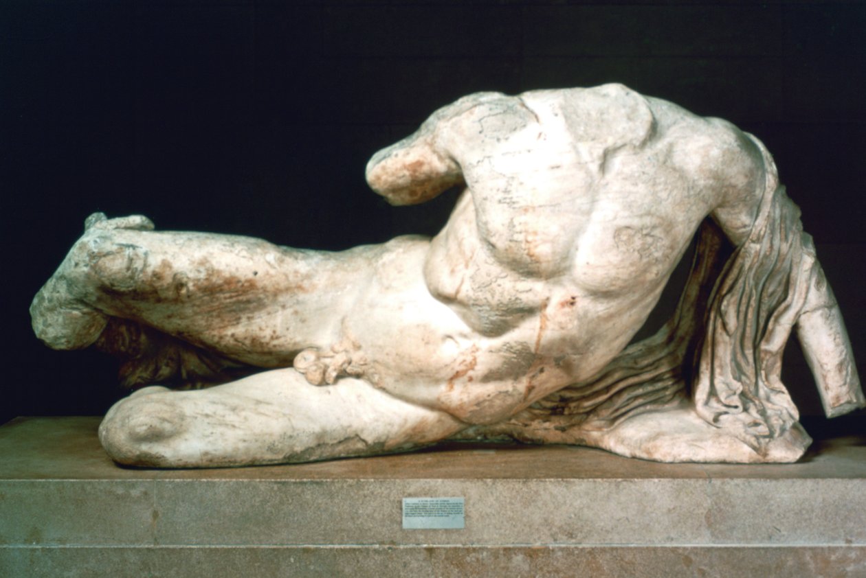 Cephisus ou Illisus du fronton ouest du Parthénon, 447-432 av. J.-C. - Unbekannt