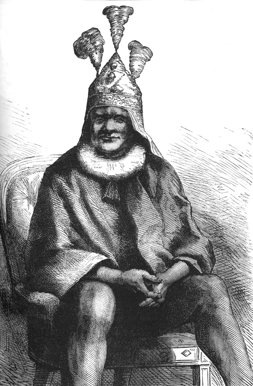 Cetewayo, roi des Zoulous, vers 1880 - Unbekannt