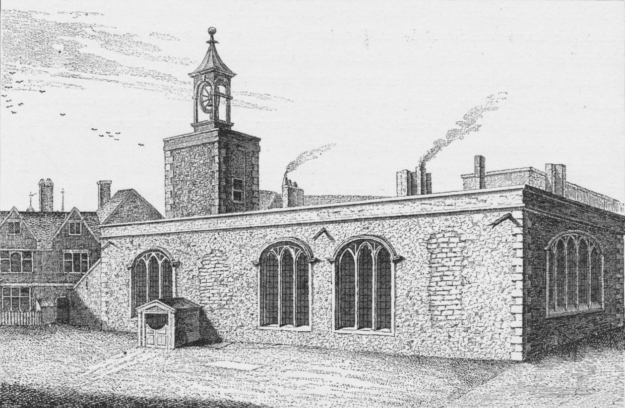 Chapelle royale de Saint-Pierre-aux-Liens, vue sur Tower Green, Londres, vers 1737-1904 - Unbekannt