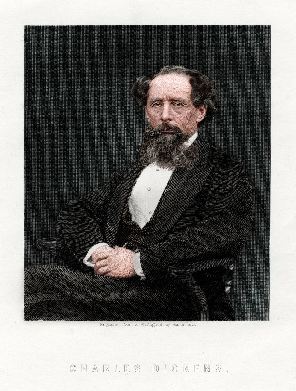 Charles Dickens, romancier et journaliste anglais, 1876 - Unbekannt