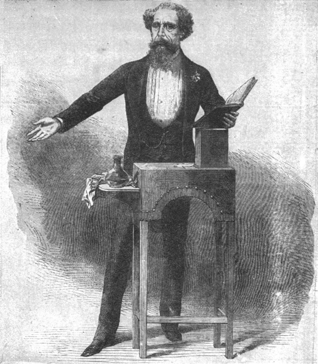 Dernière lecture de Charles Dickens à St. James