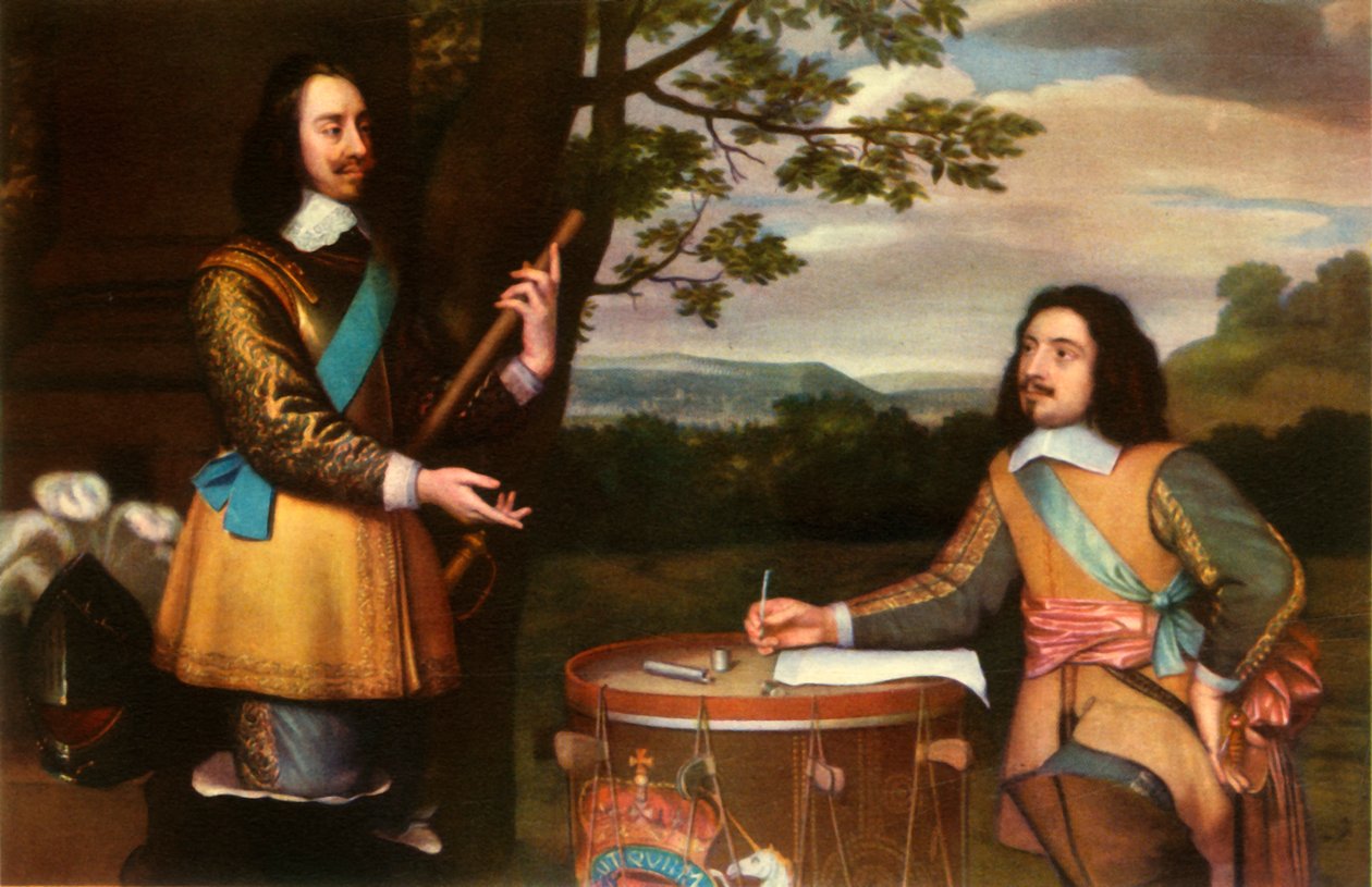 Charles Ier dictant des dépêches à Sir Edward Walker, vers 1650, 1944 - Unbekannt