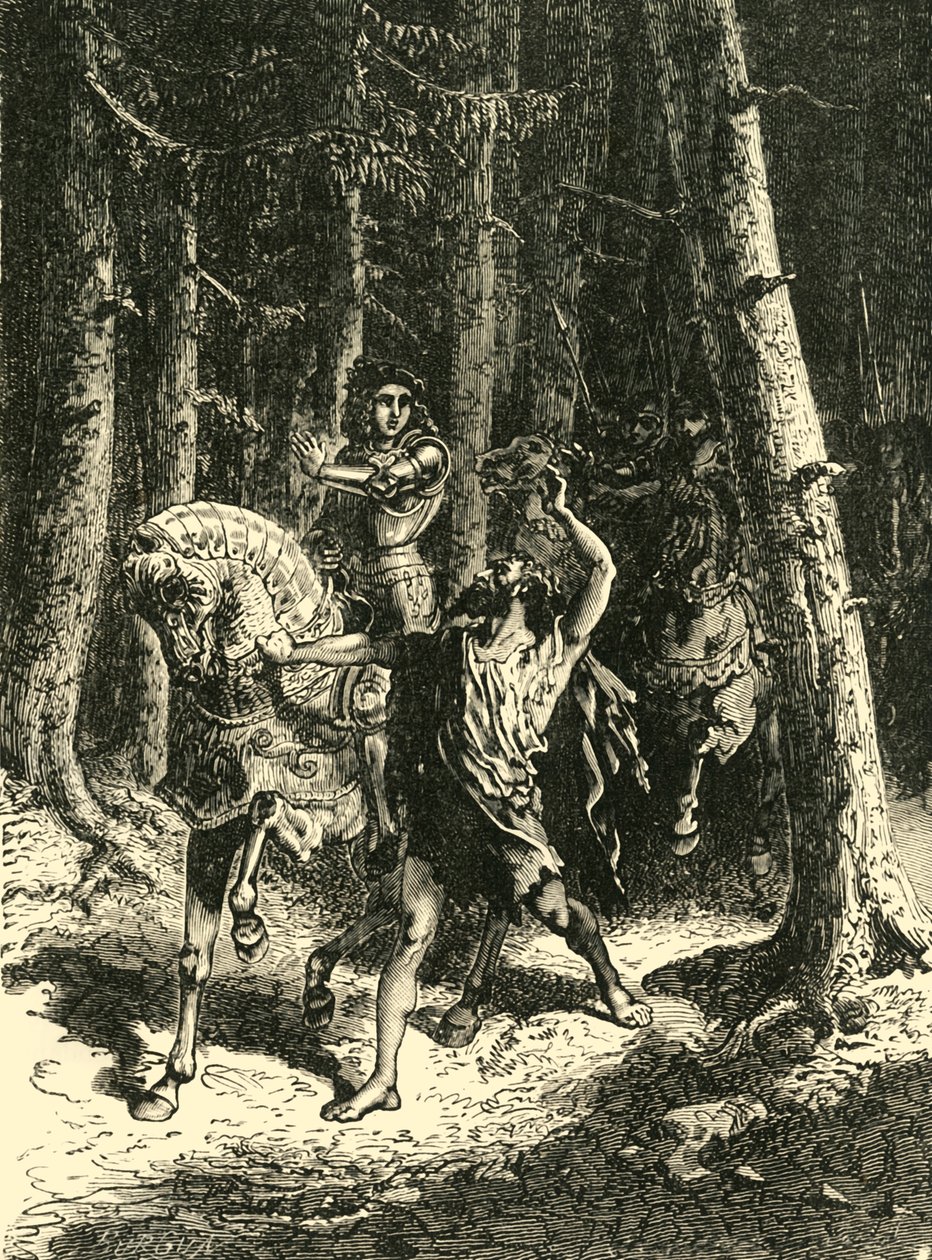 Charles VI dans la Forêt du Mans, 1392, 1890 - Unbekannt