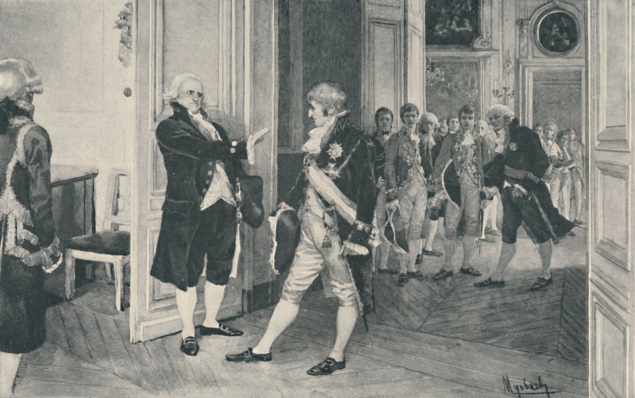 Charles et Ferdinand à Bayonne, 1808, 1896 - Unbekannt