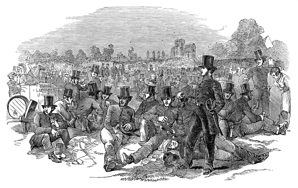 Agitation chartiste, la force de police sur Bonners Fields, 1848, 1900 - Unbekannt