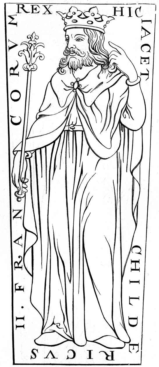 Childéric II vers 653-675, 12e siècle 1849 - Unbekannt