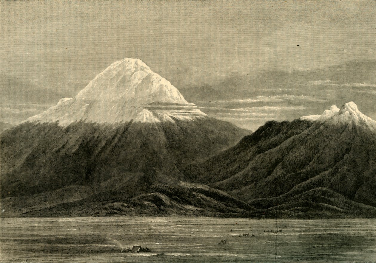 Chimborazo et Carihuairazo, depuis la direction de Riobamba - Unbekannt