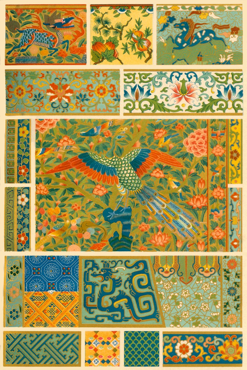 Peinture chinoise, tissage, broderie et cloisonné, 1898 - Unbekannt