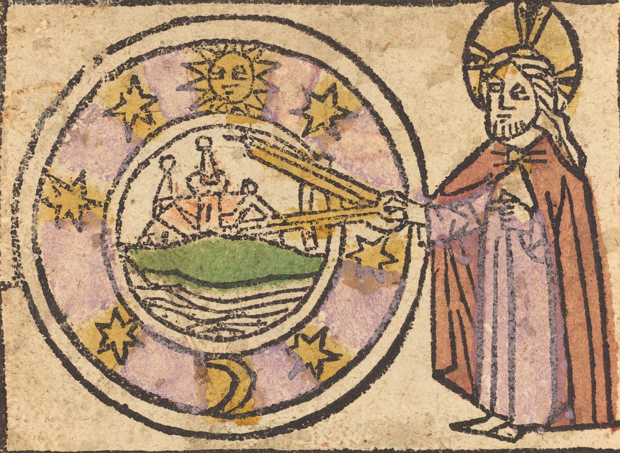 Christ mesurant le globe, 14601470 - Unbekannt