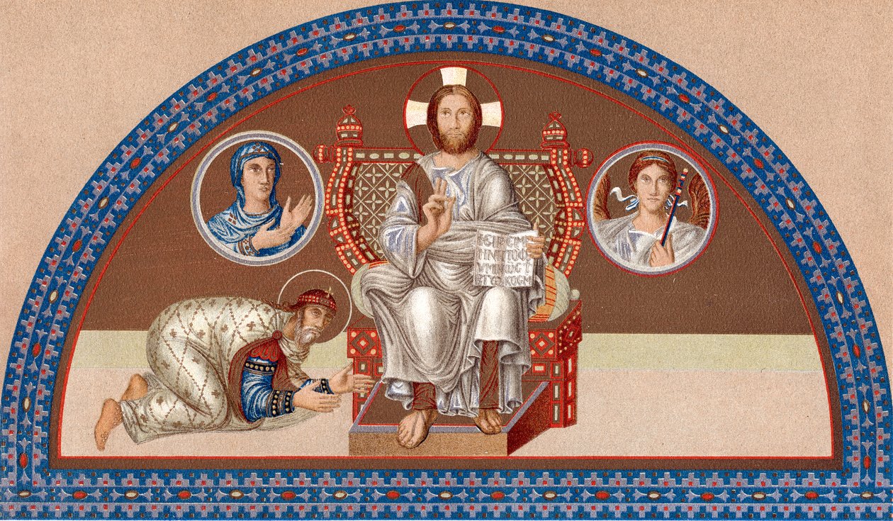 Christ en majesté, fin 9ème siècle - Unbekannt