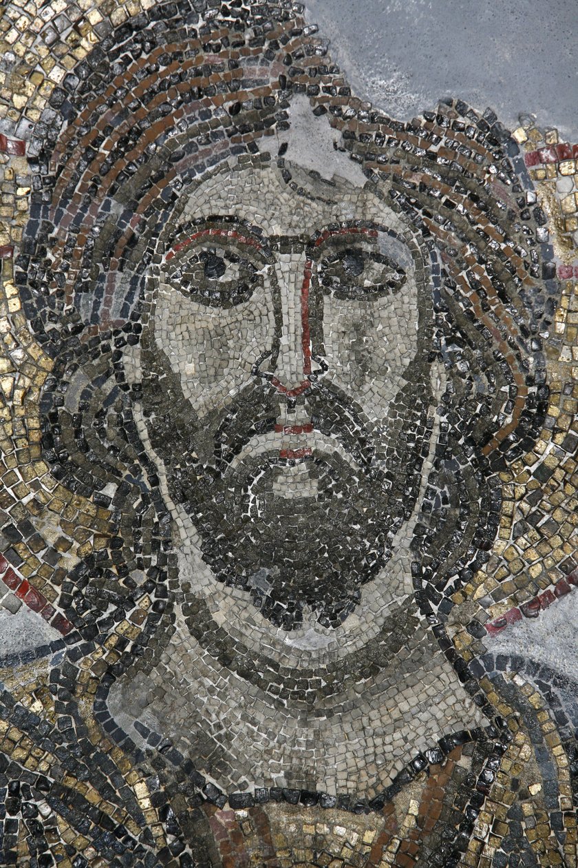 Mosaïque du Christ dans la chapelle du Golgotha à l